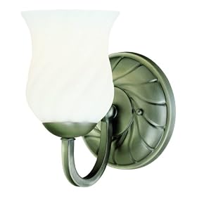Westinghouse 69357 Hyattsville One-Light Wall Fixture with Corded Option, Antique Nickel... by Westinghouse