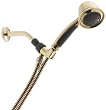 Delta Faucet Faucet 75520PB Five-Spray Hand Shower, Polished Brass
