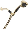 Delta Faucet Faucet 75520PB Five-Spray Hand Shower, Polished Brass