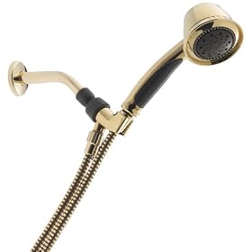 Delta 75520PB Five-Spray Hand Shower, Polished Brass by Delta Faucet