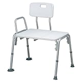 Medline Aluminum Frame Transfer Bench, Composite