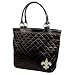 New Orleans Saints Quilted Tote, Black