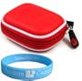 HotPink Ultra Slim Hard Shell Bluetooth Carrying Case for Jabra BT530 BT4010 BT125 Jabra VBT2050 Bluetooth Headset (Magenta)(Jabra Bluetooth Not included)