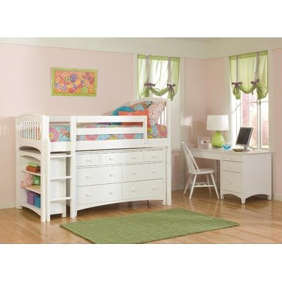 How Do I Get Windsor Low Loft Bed In White With Essex Accessories