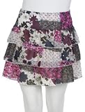 Tiered Floral Mini Skort