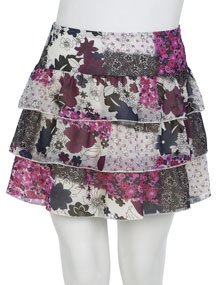 Click here to buy Tiered Floral Mini Skort.