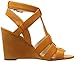 Nine West Women's Farfalla Leather Wedge Sandal