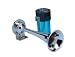 Sporting Goods : AFI 10107 FullBlast Marine Single Trumpet Mini Deck Air Horn (12-Volt, Chrome)
