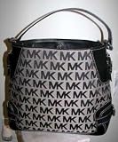 MICHAEL KORS Lg BROOKVILLE Black/Beige Bag