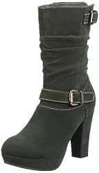 Zap Guimaras AW12TH361, Damen Fashion Stiefel, Grün (D. green), EU 38