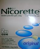 Nicorette Gum Starter Kit, 2 mg, 110 pieces (Original Flavor).