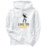 Sweatshirt White  Live To Golf  Sports