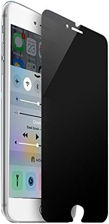 SQDeal® 9H Privacy Ultra Clear Anti-Spy Tempered Glass Screen Protective Film Shield Guard for iPhone 6 Plus + 5.5 inch,with Retail Box