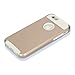 iPhone 6 Case, oneCase? Hybrid High Impact Shockproof Protective Case Hard Plastic+Soft Silicon Rubber Armor Defender Case Cover for Apple iPhone 6 4.7 inch Screen with Stylus & Screen Protector (Gold/White)