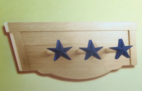 Home Trends Natural Wooden Wall Hooks - 3 Hooks for Coats, Hat, Towel, or Robe. Very Nice!