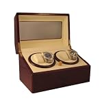 Heiden Design Automatic Quad Watch Winder - Cherry Wood