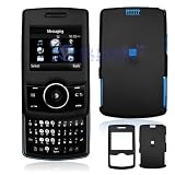 Samsung Propel A767 Cell Phone Black Rubber Feel Protective Case Faceplate Cover + Free LiveMyLife Wristband