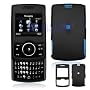 Samsung Propel A767 Cell Phone Black Rubber Feel Protective Case Faceplate Cover