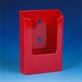 VITAdisplays� Wandpostkartenhalter DIN lang / A6 (Postkarte), rot (107WR)
