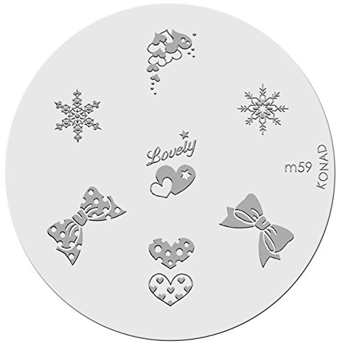 Konad Stamping Nail Art Image Plate - M59