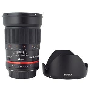 Rokinon 35mm f/1.4 Lens for Sony Cameras