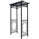 from Rowlinson Garden Products ltd Rowlinson Wrenbury Arch - Gunmetal Grey Model ARCHWR