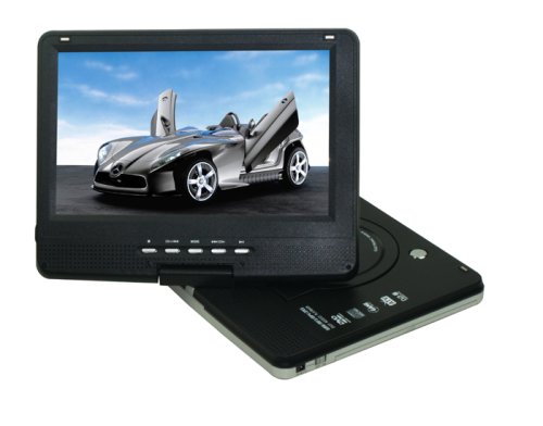 Childrens Toyshop  Electronics : 10.2" Multi Region Portable DVD Player Swivel Screen With DVB-T Digital Freeview TV & Recorder Plus Analog TV, 300 Games, Rechargable Battery With Car Charger All In One