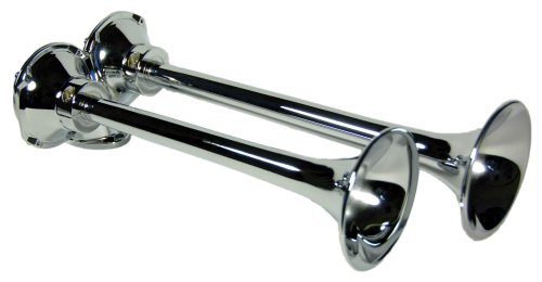Kleinn Air Horns 401 Chrome Dual Roof Mount Truck Horn