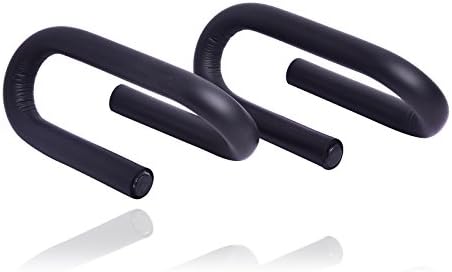 Usinew Push-up Bars - Strong Stainless steel Stands Suitable for Any Pushup Training Program with Comfortable Grip, Non-slip Bars (Stainless steel)