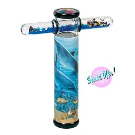 Sea World Dolphins - Magic Wand Kaleidoscope