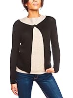 Les filles de Paris Chaqueta Punto Cerise (Negro)