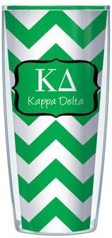 Kappa Delta Chevron 16oz. Traveler Tumbler Cup with Lid