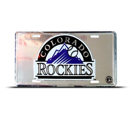 Colorado Rockies Mlb Metal Sport License Plate Wall Sign Tag