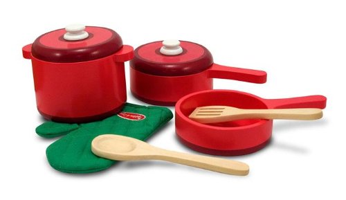 Buy Melissa & Doug Deluxe Wooden Kitchen Accessory Set online at Discounted New and Used prices. Delivered to your door with Childrens Toyshop.com