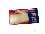 BRAND NEW DISPOSABLE NON STERILE LATEX GLOVES BOX OF 100 SMALL