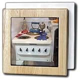 Florene Vintage - Vintage Stove - Tile Napkin Holders