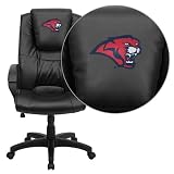 Flash Furniture Houston Cougars Embroidered Black Leather Executive Office Chair