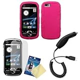 Cbus Wireless Hot Pink Silicone Case / Skin / Cover, LCD Screen Guard / Pro ....