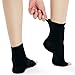 Plantar Fasciitis Socks with Arch & Foot Support Compression Foot Sleeves for Effective Heel, Arch & Ankle Support Improves Circulation, Soothes Achy Feet, Minimizes Foot Pain (1 Pair, Black)