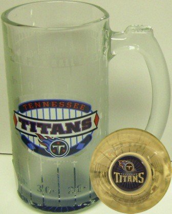 Tennessee Titans 13 Oz. Glass Sports Mug