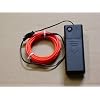 9ft Red Neon Glowing Strobing Electroluminescent Wire (El Wire)