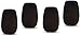 Shure ACVG4WS-B Black Foam Windscreen for Centraverse Gooseneck Condenser Microphones (Contains Four)