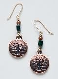 Earrings - Tree of Life, Copper