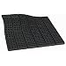 Mason 3SW18X18R Super W Natural Rubber Vibration Isolation Waffle Pad, 18" Length x 18" Width x 3/4" Thick