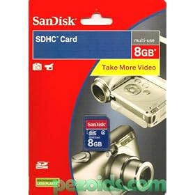 SanDisk Blue Flash Memory Cards