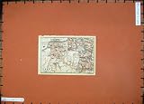 1929 COLOUR MAP AUSTRIA PLAN FRANZENSBAD EGER KINSBERG