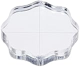 UPC 878618000480 product image for Apple Pie Memories Acrylic Stamp Block With Grips & Grid-2.5