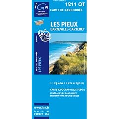 Top25 1211OT - Les Pieux Wanderkarte mit einem kostenlosen Ma�stabslineal