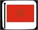 Decorated Mouse Pad with Moroccan, flag, Morocco