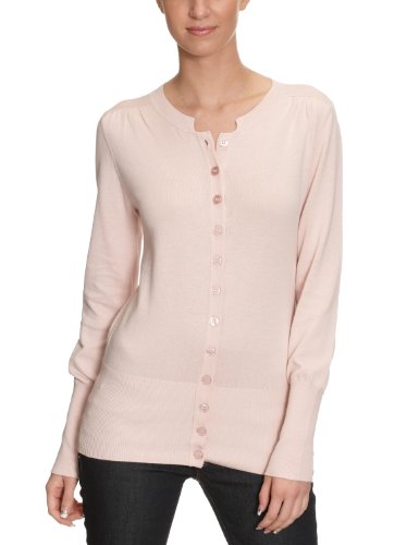 Anecdote Damen Strickjacke Kate Crew Neck Cardigan, Gr. 36/38, Rosa (granny pink) Preisvergleich